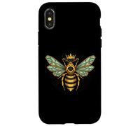 Bee With Crown Graphic For Beekeepers And Queens Carcasa para iPhone X/XS