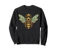 Bee With Crown Graphic For Beekeepers And Queens Sudadera
