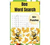 Bee Word Search: Crossword Puzzles with Easy to Read Print about Bees, Bee Keeping, and More | 6x9 inches, 110 pages | 50+ Puzzles... Gift for Vacations, Holidays, and Relaxation