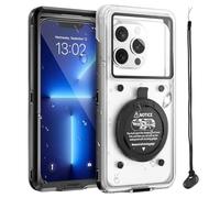 Beeasy Funda Impermeable Móvil Universal, Buceo Profesional IPX8 30M Subacuático Carcasa de Fotografía, Bolsa Acuatica Sumergible para iPhone Samsung Xiaomi Huawei, para Playa Submarinismo Surf
