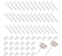 Beebeecraft 1 Caja de 150 Fundas de Silicona para Pendientes 3 Estilos de Plástico Transparente para Proteger los Pasadores de los Pendientes Deportivos