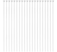 Beebeecraft 100 unidad de Alfileres de Cabeza Esférica de 50cm Chapados En Plata de Ley Rectos Y Flexibles Ideales para la Creación de Joyas Dijes Cuentas Pendientes Pulseras Collares