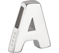 Beebeecraft Colgante con Letra A En Plata de Ley con Inicial En Forma de Letra Mayúscula del Alfabeto para Hacer Joyas