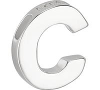 Beebeecraft Colgante con Letra C En Plata de Ley con Inicial En Forma de Letra Mayúscula Del Alfabeto para Hacer Joyas