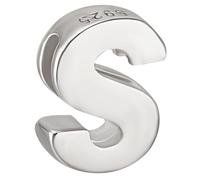 Beebeecraft Colgante con Letra S En Plata de Ley con Forma de Letra Mayúscula Y Inicial Del Alfabeto para Hacer Joyas