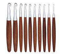 Beech Wood Crochet Hook - Smooth Yarn Knitting Tool, 0.12x0.28 Inch Needle Set with Comfortable Grip, Craft Supplies, Lightweight Crochet Accessories, Creative Stitching Aid for Handmade Projects