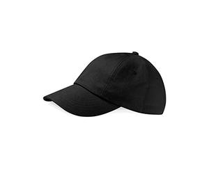 Beechfield B058.CSR Low-Profile Heavy Cotton Drill Gorra, Unisex, Negro, Talla única