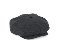 Beechfield B629 Gorra Bakerboy de Tejido Melton de Lana - Size S/M