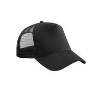 Beechfield® B640B Junior Snapback Trucker, negro / negro, Talla única