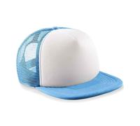 Beechfield B645B Gorra De Béisbol Snapback Vintage Para Niños Con Malla