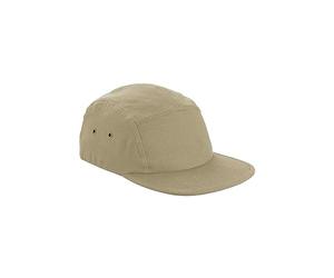 Beechfield® B64N - Gorra de algodón orgánico sin estructura, 5 paneles, Arena Del Desierto, Talla única