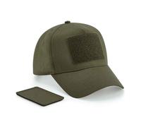 Beechfield Desmontable Parche 5 Panel Sarga de Algodón Gorra Béisbol