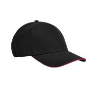 Beechfield Earthaware Orgánico Cotton 5 Panel Sandwich Gorro Pico Gorra Béisbol