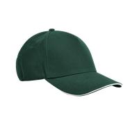 Beechfield Earthaware Orgánico Cotton 5 Panel Sandwich Gorro Pico Gorra Béisbol