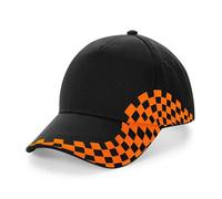 Beechfield Gorra De Béisbol Twill Racing Grand Prix Algodón Twill Strapback