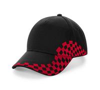 Beechfield Gorra De Béisbol Twill Racing Grand Prix Algodón Twill Strapback