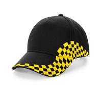 Beechfield Gorra De Béisbol Twill Racing Grand Prix Algodón Twill Strapback