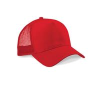 Beechfield - Gorra estilo camionero retro Clásico RedClassic Rojo Taille unique