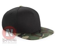 Beechfield Gorra Estilo Camuflaje Ajustable Militar Visera Plana Urban Hip Hop