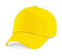 Beechfield Original 5 Panel Cap Gorra, Unisex Adulto, Yellow, o/s