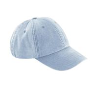 Beechfield Gorra unisex Beechfield Low Profile Vintage Cap, azul claro, Talla única