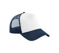 Beechfield® B640B Junior Snapback Trucker, Azul marino francés/blanco, Talla única