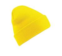 Beechfield Original Cuffed Beanie Gorro, Unisex Adulto, Yellow, o/s