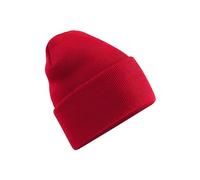 Beechfield® B40R Original Deep Cuffed Beanie - Classic Red, Rojo clásico., Talla única
