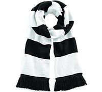 Beechfield Unisex adulto Stadium Scarf Bufanda Not Applicable, Multicolor (Black/White 00), Talla única