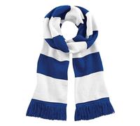 Beechfield Unisex adulto Stadium Scarf Bufanda Not Applicable, Multicolor (Bright Royal/White 00), Talla única