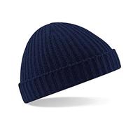 Beechfield Unisex Trawler Fischer Beanie B460 azul marino Talla única