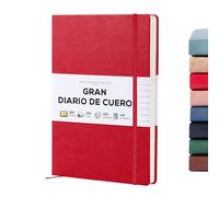 BEECHMORE BOOKS Lined Journal Notebook, 8.5 x 11.5 inch, A4 160 Lined Pages, Hardcover Leather Journals for Women, Men, Writing and Notebooks for Work - 120 GSM Thick Paper, Gifts Box Included