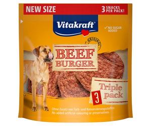 Beef Burguer 3 uds 8 g Vitakraft - snack para mascotas