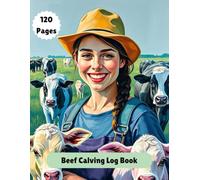 Beef Calving Log Book | Record & Track Calving Details Easily: Monitor Cow Information, Birth Records, Health Notes, and Important Calving Data | 120 Pages | 8.5 x 11 Inch