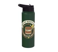 Beef Fat Beauty Club Wellness Meme Humor Tallow Hair Stainless Steel Insulated Water Bottle