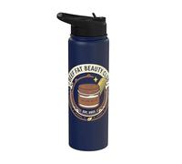 Beef Fat Beauty Club Wellness Meme Humor Tallow Hair Stainless Steel Insulated Water Bottle