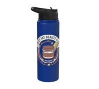 Beef Fat Beauty Club Wellness Meme Humor Tallow Hair Stainless Steel Insulated Water Bottle