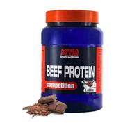 BEEF PROTEIN Competition - Mega Plus - Creapure - Hidrolizado - Mayor efecto - Aporte proteico elevado - Sin Lactosa - Sin Gluten - 1Kg - Sabor Chocolate