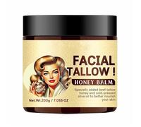 Beef Tallow Cream, Beef Tallow For Skin Care Cuidado de La Piel Profundamente Nutritivo, Crema Hidratante con Beef Tallow y Miel, Hidrata y Restaura la Barrera Protectora de la Piel - 200g