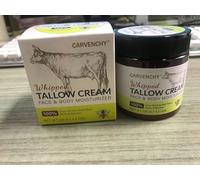 Beef Tallow Cream Bio 30 g - Crema de sebo de vacuno orgánica con miel y cera de abejas, 100% forrados con hierba, crema hidratante natural para rostro y cuerpo, cuidado profundo e hidratación