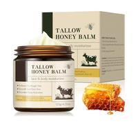 Beef Tallow Cream, Crema Hidratante de Sebo y Miel, Hidratación Profunda, Calma y Repara la Piel Seca, Deja la Piel Suave y Flexible, Perfecta para Todo Tipo de Piel y Uso Diario, 01
