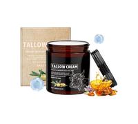 Beef Tallow Cream for Skin Care, Tallow Face Moisturizer, Bálsamo de Sebo Y Miel, 120g Moisturizing Tallow Face Cream para una Hidratación Profunda, Nutrición y Elasticidad