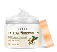 Beef Tallow Cream, Sebo de Res para la Piel, Hidratación Profunda Protector Solar, 100% Natural Orgánico Sebo de Res Puro para Rostro y Cuerpo, Bálsamo de Sebo Protección Solar Nutrir Para la Piel
