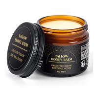 Beef Tallow Crema 60 g, Beef Tallow Skincare, Tallow Honey Bálsamo de Grassttert Rindersebo Crema, Sebo de pastos de miel cruda, crema hidratante para la cara (2,12fl.oz/60 g)
