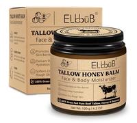 Beef Tallow Crema - Crema de Sebo de Res y Miel - Bálsamo Hidratante Orgánico para Rostro y Cuerpo, Sin Fragancia, Absorción Rápida, Hidratación Profunda, Ideal para Todo Tipo de Piel