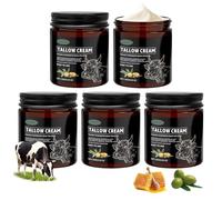 Beef Tallow Honey Bálsamo - Crema de sebo de vacuno orgánica para rostro y cuerpo - Bálsamo Tallow con miel y aceite de oliva - Sebo de vacuno Bio Skincare - Cuidado profundo para pieles sensibles (5