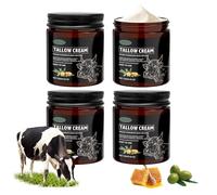 Beef Tallow Honey Bálsamo - Crema de sebo de vacuno orgánica para rostro y cuerpo - Bálsamo Tallow con miel y aceite de oliva - Sebo de vacuno Bio Skincare - Cuidado profundo para pieles sensibles (4