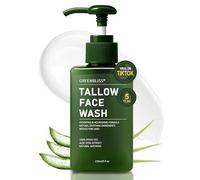Beef Tallow Limpiador Facial - Greenbliss Limpiador Facial Hidratante Con Sebo De Res Alimentado Con Pasto, Jabon Cara Exfoliante Facial, 150ml / 5 Fl. Oz.