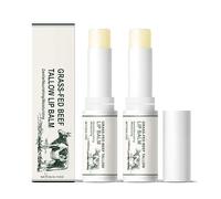 Beef Tallow Lip Balm,Moisturizing Tallows Lip Balms,Tallow Lip Balm,Nourishing and Soothing,Lip Care Hydrating (2 pcs)