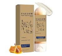 Beef Tallow Peel-Off Face Mask, Organic Tallow and Collagen Balm for Face, Whipped Moisturizer Mask, Non-Greasy, Refreshing, Moisturizer, Dry Skin Care for All Skin Type (2)